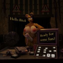 1:1 1futa 2023 3d 3d_model animal_genitalia animal_penis animatronic anonymousfm anthro balls bear big_breasts bodily_fluids breasts cum digital_media_(artwork) english_text equine_genitalia equine_penis erection five_nights_at_freddy's five_nights_at_freddy's_2 futa_only futanari genital_fluids genitals golden_freddy_(fnaf) golden_freddy_(psychojohn2) greeting hair herm hi_res huge_breasts intersex intersex_only leaking_cum looking_at_viewer machine mammal nipples nude penis profanity robot scott_cawthon scottgames smile solo solo_futa text toy_freddy_(psychojohn2)