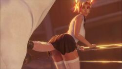 1girls 3d alternate_costume anal anal_sex animal_penis animated blonde blonde_female blonde_hair clothed_sex equine_penis female from_behind fucked_from_behind horse horsecock mercy mp4 overwatch sex sex_from_behind shorter_than_30_seconds skirt sound thebartender video zoophilia