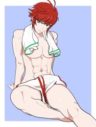 alternate_costume female female_only fire_emblem fire_emblem_fates fire_emblem_heroes hinoka_(fire_emblem) hinoka_(hot_springs)_(fire_emblem) naked_towel official_alternate_costume tagme tomboy towel