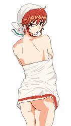 alternate_costume ass fire_emblem fire_emblem_fates fire_emblem_heroes hinoka_(fire_emblem) hinoka_(hot_springs)_(fire_emblem) naked_towel official_alternate_costume randerzero tagme towel