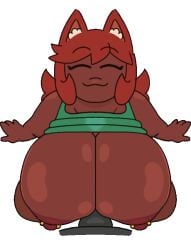 1boy 1girls 3:4 animated beat_banger big_breasts breasts brown_hair brown_skin dark-skinned_female dark_skin female fox fox_ears fox_girl huge_breasts istole large_breasts male marlie_(artist) nipple_piercing nipples nude nude_male paizuri perpendicular_paizuri piercing pov straight terraria titjob transparent_background vertical_video zoologist_(terraria)