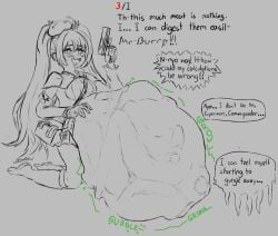 digestion_noises mass_vore multiple_prey same_size_vore sampo_(vessel_tactics) schrodinger_(vessel_tactics) soft_vore struggling struggling_prey unwilling unwilling_prey vessel_tactics vore vore_belly