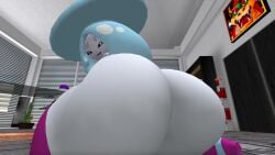 3d 3d_(artwork) 3d_animation anthro anthropomorphic anus ass ass_closeup asshole booty booty_closeup breasts butt_closeup buttocks closeup extreme_close-up fatass female hatterene kneeling moving_ass moving_booty moving_butt naked naked_female nipples no_clothes nsfw nude nude_female pokegal pokegirl pokegirl_as_pokemon pokemon pokemon_(species) pokemorph pov sexy tagme very_close video way_too_close worms-eye_view zer0264