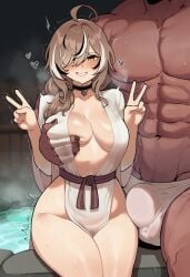 1boy 1boy1girl 1boy1girls 1boys 1girl1boy 1girl1man 1girls 1girls1boy 1man 1man1girl ai_generated amber_eyes black_hair_streak brown_hair bulge bulge_through_clothing bulge_under_clothes choker double_peace_sign female groping groping_breast groping_breasts groping_chest groping_from_behind heart hearts_around_head hololive hololive_english hololive_english_-council- hololive_english_-promise- hot_spring hot_springs medium_breasts molestation molestation_in_public nanashi_mumei nanashi_mumei_(4th_costume) nanashi_mumei_(emo) onsen peace_sign public public_groping sitting thick_thighs tremble_lines tremble_spikes trembling trembling_for_pleasure virtual_youtuber vtuber white_hair_streak wide_hips