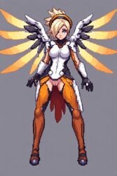 ai_assisted angela_ziegler mercy overwatch overwatch_2 pixel_art pussy_out