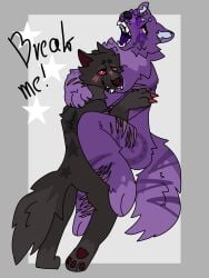 anthro bite bites cuts furry male nonbinary oc original_character rough_sex self_harm_scars tits_out