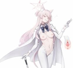 akira_(blue_archive) clitoris_piercing nipple_piercing tagme