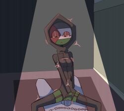 4k 4k_resolution artgirlz blue_skin carpet chained cock countryhumans countryhumans_girl cowgirl cowgirl_position dark_room defeated_male eyelid_twitch green_skin high_resolution highres hijab holding_chain ibispaint_(artwork) ibispaintx israel_(countryhumans) light open_mouth palestine palestine_(countryhumans) penetrable_sex_toy riding_penis struggling_prey twitter wall