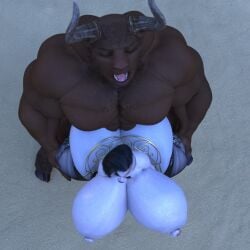 3d female_kratos god_of_war huge_ass huge_breasts hyper_ass hyper_breasts jackd22 kratos minotaur naked naked_female naked_male nipples nude nude_female open_mouth rule_63 sex shortstack tagme