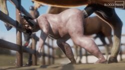 1boy 1girls 2animals 2girls 3d 3d_(artwork) against_fence against_surface animal_genitalia animal_penis animated areola ashe_(overwatch) ass balls bent_over big_ass big_breasts big_butt blizzard_entertainment bloggerman bloggerman_twit breasts brown_hair completely_nude cum cum_trail digital_media_(artwork) dirty doggy_style equid equine equine_genitalia equine_penis female female_focus fence feral feral_on_female feral_on_human from_behind_position genitals gif group hair hooves horse horsecock human human_on_feral interspecies interspecies_pregnancy male male/female mammal mei_(overwatch) mud nipples nude nude_female outie_navel overwatch penis popped_navel pregnant pregnant_female pregnant_sex raw_sex sex solo_focus thick_thighs trio zoophilia