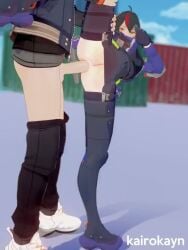 1boy 1girls 3d 3d_animation anal anal_sex animated anus asshole balls ballsack black_hair blender blender_(software) blender_cycles blender_eevee brown_eyes cock female female_focus flexible hoyoverse kairokayn labia labia_majora large_cock large_penis legs legs_apart legs_held_open legs_spread long_hair long_legs male male/female male_penetrating male_penetrating_female mihoyo moan moaning moaning_in_pleasure moans multicolored_hair no_panties one_leg_up opaluva outdoors outside penis pleasure pleasure_face pleasured pleasured_face pleasured_female public_sex pussy red_hair ripped_leggings ripped_pants sex shorter_than_10_seconds skintight sound sound_effects split standing standing_sex standing_split tagme testicles vagina video wise_(zenless_zone_zero) zenless_zone_zero zhu_yuan