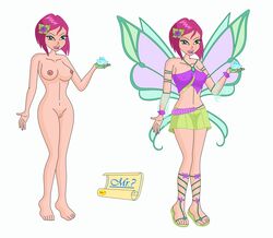 cobolt2 fairy fairy_wings female hi_res nude png sophix tagme tecna_(winx_club) text wings winx_club