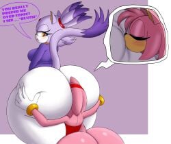 2girls 4k amy_rose ass ass_grab big_ass big_booty big_butt blaze_the_cat booty breasts closed_eyes clothing commission face_in_ass fat_ass fat_booty fat_butt female female_only furry hi_res looking_back mechspazer megamechxxx no small_boobs small_breasts sniffing_ass sniffing_butt sonic_(series) sonic_the_hedgehog_(series) thicc thicc_ass thicc_booty thicc_butt yuri