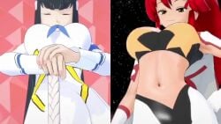 anonbluna big_breasts dark-skinned_male elphelt_valentine guilty_gear high_school_of_the_dead highschool_of_the_dead kill_la_kill kiryuuin_satsuki shizuka_marikawa sound tagme tengen_toppa_gurren_lagann video yoko_littner