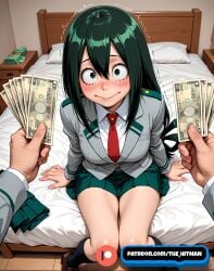 ai_generated anal anal_sex asui_tsuyu bald my_hero_academia prostitution ugly_bastard