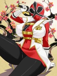 breasts heroine karou_shiba large_breasts lauren_shiba milf power_rangers power_rangers_samurai samurai samurai_sentai_shinkenger shinken_princess_red shinken_red skirt super_sentai superheroine thick_thighs thighs voluptuous voluptuous_female