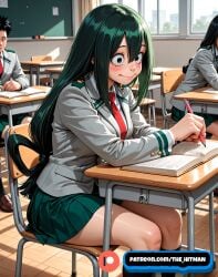 ai ai_generated anal anal_sex asui_tsuyu bald my_hero_academia prostitution ugly_bastard