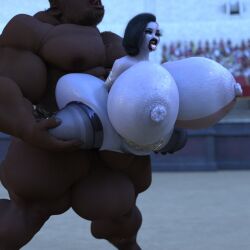 3d female_kratos god_of_war huge_ass huge_breasts hyper_ass hyper_breasts jackd22 kratos minotaur naked naked_female naked_male nipples nude nude_female open_mouth rule_63 sex shortstack tagme