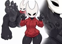 ai_generated armpit_fetish armpits feet feet_fetish fetish hollow_knight hollow_knight:_silksong hornet_(hollow_knight) soles