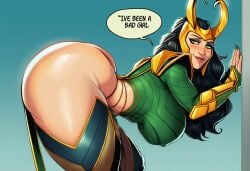 lady loki from marvel by aipixelporn