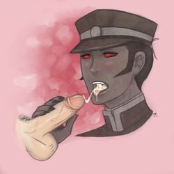 blowjob devil_summoner megami_tensei raidou_kuzunoha_xiv yaoi