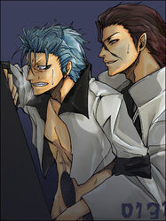 aizen_sousuke bleach grimmjow_jaegerjaquez softcore sosuke_aizen tagme yaoi