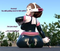 3d 3d_(artwork) 4k big_ass big_breasts blender blender_(software) boku_no_hero_academia chaoslord deku giant_ass giantess huge_ass huge_breasts izuku_midoriya izuku_midoriya_(hero_outfit) midoriya_izuku midoriya_izuku_(hero_outfit) my_hero_academia ochako_uraraka ochako_uraraka_(hero_outfit) sitting_on_person tagme text thick thick_thighs trapped_under_ass uraraka_ochako voluptuous_female wide_hips