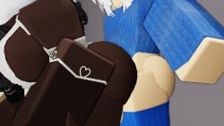 1boy 1girls 3d ass breasts cometrr34 dark-skinned_female hung_femboy hung_trap light-skinned_male roblox robloxian source_request tagme thighs