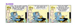 blondie_(comic) blondie_bumstead clothing comic_strip dagwood_bumstead edit female human tagme