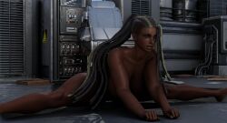 3d breasts chocolate_girl dark-skinned_female dark_skin dreadlocks ebony ebony_female female huge_ass lacoux3d master_raven tekken tekken_7