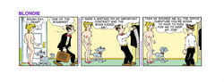 blondie_(comic) blondie_bumstead clothing comic_strip dagwood_bumstead edit female human tagme