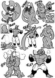 absorption anthro furry fusion gay goo_creature homosexual horn majin_buu male male/male male_only merging muscles muscular muscular_male sheep slime trencalos wool_(fur)