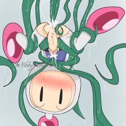 anal anal_sex anus blush bomber bomberman cum cum_in_ass cumming_from_anal_sex cumming_while_penetrated cumming_while_penetrating dick game_console gay genital_fluids genitals penetrating penetration penis pleasure_face seductive ten tentacle tentacle_on_male tentacle_penetration tentacle_sex tentacles video_game_character video_games white_bomber white_bomberman