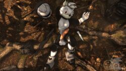 16:9 3d 3d_(artwork) adam_(juicyducksfm) anthro armor backpack balls bodysuit canid canine canis clothed clothing digital_media_(artwork) fan_character footwear forest fur genitals gloves gun handwear headgear helmet hi_res image juicyducksfm knife laying_on_ground looking_at_viewer lying male mammal partially_clothed penis plant ranged_weapon red_eyes sega shoes shotgun skinsuit solo sonic_(series) sonic_the_hedgehog_(series) source_filmmaker tight_clothing tree weapon white_body white_fur widescreen wolf