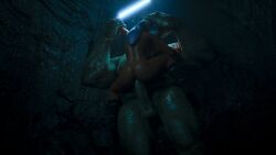 1boy 1girls 3d ahsoka_tano airress3d_(3d-modeller) alien alien_girl alien_humanoid ass balls big_penis blender blue_lightsaber boots cave clone_wars completely_nude completely_nude_female duo erect_penis erection female female_penetrated green_body green_skin highres huge_cock lekku lekku_(anatomy) lightsaber lightsaber_hilt lucasfilm male male/female male_penetrating male_penetrating_female nude nude_female orange_body orange_skin orc penis rape sex size_difference stand_and_carry_position standing standing_sex star_wars the_clone_wars:_season_seven the_qbd togruta