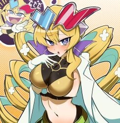 1girls duel_monster evil_twin's_trouble_sunny synchroman yu-gi-oh!