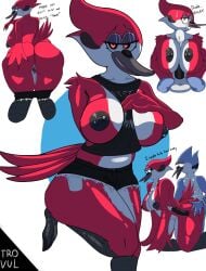 anthro avian avian_humanoid big_breasts big_penis bird black_nipples blue_jay blue_jay_humanoid cardinal_(bird) cartoon_network cellulite chubby couple_sex cum_in_pussy cum_on_face huge_breasts margaret_smith_(regular_show) mordaret mordecai_(regular_show) penetration pierced_nipples red_body red_feathers romantic romantic_couple sex