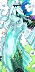 1girls duel_monster icejade_acti slime_girl synchroman yu-gi-oh!