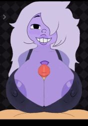 amethyst_(steven_universe) animated beat_banger big_areola big_ass big_breasts big_lips big_nipples big_penis black_eyes blush blushing boob_window bra bra_removed breasts breasts_bigger_than_head breasts_bigger_than_torso breasts_out breasts_out_of_clothes cartoon_network cleavage_cutout cum disembodied_hand gem_(species) grabbing grabbing_breasts hair_over_one_eye huge_areolae huge_ass huge_breasts huge_cock huge_nipples huge_penis lavender_hair longer_than_one_minute mons_pubis mound_of_venus mp4 music nipple_bulge nipples nipples_visible_through_clothing one_eye_covered one_eye_obstructed paizuri paizuri_under_clothes paizuri_with_gigantic_breasts penis purple_body purple_skin ripped_clothing shirt_rip shirt_ripping small_waist smiling smiling_at_partner smiling_at_viewer sound squeezing_breast steven_universe straight sweater tagme thick_lips thick_penis thick_thighs thin_waist tiny_waist toriel_beat_banger video wet_sounds wide_hips