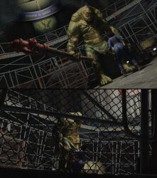 3d bethesda_softworks cock_worship defeated_heroine fallout giant_male monster screenshot stadium stadium_lighting super_mutant super_mutant_behemoth tagme vault_dweller vault_suit video_games