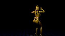 1female 1girls 3d_animation animated animatronic animatronic_female apron chica_(fnaf) dancing female five_nights_at_freddy's fnaf robot robot_girl sound tagme twistedraven video virt-a-mate