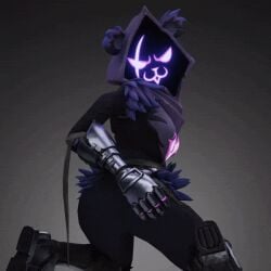 raven team leader from epic games by mikiyani