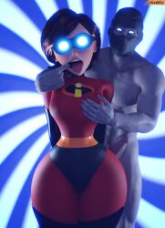 1boy 1girls 3d 3d_(artwork) bdsm big_breasts blender_(software) bondage boner boobs bottom_heavy brainwashing breast_grab breasts brown_hair cfnm child_bearing_hips clothed_female clothing disney elastigirl face_mask glowing_eyes groping helen_parr heroine hourglass_figure huge_cock hypnosis hypnotizing_viewer male milf mind_control molestation naked_male penis pixar red_suit screenslaver smitty34 spiral_background tagme the_incredibles thick_thighs thunder_thighs tongue tongue_out voluptuous voluptuous_female white_male wide_hips