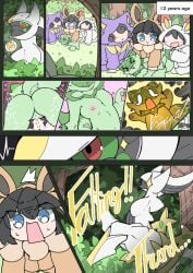 arceus ass breasts censored felid feline female floragato fur generation_4_pokemon generation_9_pokemon genitals green_body green_fur hinata_sakamoto human legendary_pokemon mammal nintendo penis pokemon pokemon_(species) pussy sprigatito