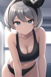 1girls ai_generated bea_(pokemon) breasts dumi female female_only looking_at_viewer nai_diffusion nintendo pokemon pokemon_ss solo stable_diffusion