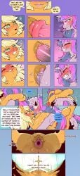 absurd_res animal_genitalia animal_penis applejack_(mlp) blonde_hair blush bodily_fluids cold-blooded-twilight comic dialogue drooling equid equine equine_genitalia equine_penis female female_penetrated friendship_is_lust_(fanmade_mlp) friendship_is_magic ftg_crossgender fti_crossgender fur futanari genitals gynomorph gynomorph/female gynomorph_penetrating gynomorph_penetrating_female hair hasbro hi_res horn intersex intersex/female intersex_penetrating intersex_penetrating_female leg_wrap mammal melee_weapon my_little_pony no_nut_november penetration penile penile_penetration penis penis_in_pussy purple_body purple_fur pussy rule_63 saliva sex sweat sword twilight_sparkle_(mlp) unicorn vaginal_penetration weapon