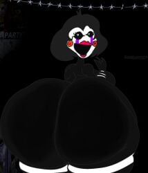 animatronic ass_bigger_than_head ass_focus backboob big_ass big_breasts big_butt bottom_heavy butt female female_only five_nights_at_freddy's huge_ass huge_butt marionette_(fnaf) monstorlilly nude puppet_(fnaf) puppet_(thepuppetlover) thick_ass thick_thighs