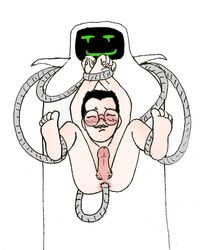 anal jailbot male superjail tagme tentacle tentacle_on_male the_warden