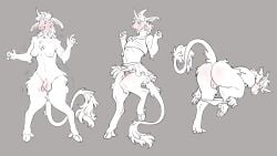 absinthe_(thesphur) absurd_res anthro backsack balls ballsack blush bottomwear breasts chastity_cage chastity_device clothing equid equine feminization forced forced_feminization furry furry_only futanari garbage genitals hi_res horn intersex kinksiyo looking_at_self male male_(lore) mammal mythological_creature mythological_equine mythology penis shaking shirt skirt solo surprised tank_top topwear unicorn