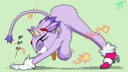 blaze the cat from sonic (series) by toughtippytips